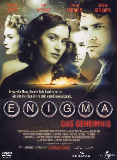 Enigma - Das Geheimnis, DVD