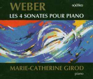 Carl Maria von Weber (1786-1826): Klaviersonaten Nr.1-4, CD