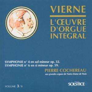 Louis Vierne (1870-1937): Orgelsymphonien Nr.4 &amp; 6, CD