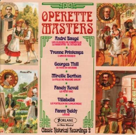 Operette Masters, CD