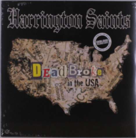 Harrington Saints: Dead Broke In The USA (Oxblood Vinyl), LP