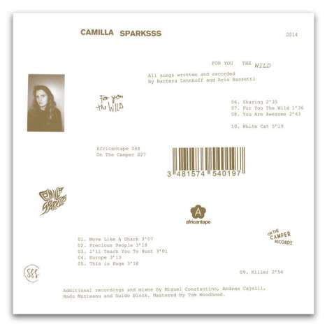 Camilla Sparksss: For You The Wild, CD