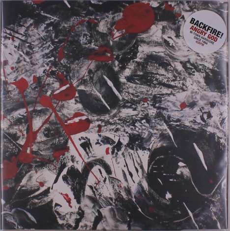 Backfire! (Holland): Angry God (Clear W/ Red &amp; Black Splatter Vinyl) (45 RPM), LP