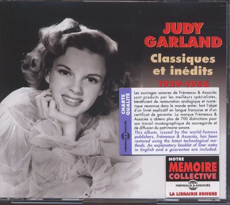 Judy Garland: Classiques Et Inedits 1929 - 1956, 2 CDs
