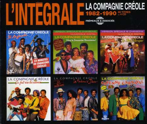 La Compagnie Creole: Integrale 1982-1990, 4 CDs