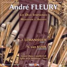 Andre Fleury (1903-1995): Orgelsymphonien Nr.1 &amp; 2, CD