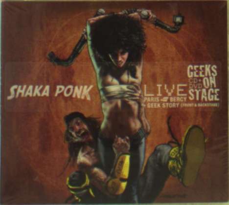 Shaka Ponk: Geeks On Stage: Live (CD + DVD), 1 CD und 1 DVD