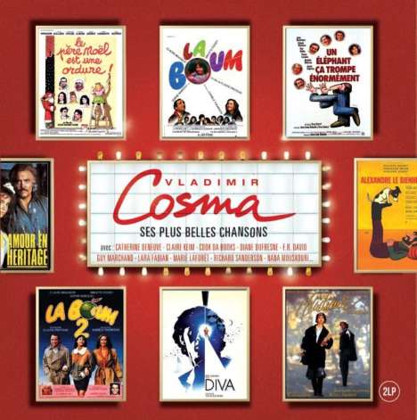Vladimir Cosma (geb. 1940): Filmmusik: Ses Plus Belles Chansons (Best Of), 2 LPs