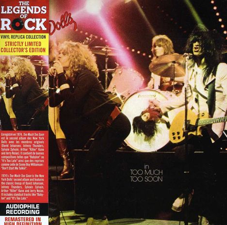 New York Dolls: Too Much Too Soon (Limited-Edition), CD