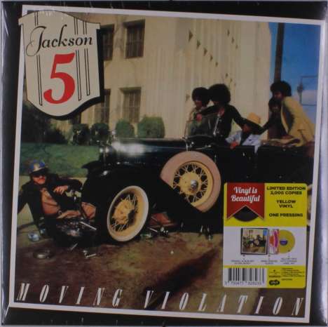 The Jacksons (aka Jackson 5): Moving Violation (Limited-Edition) (Yellow Vinyl), LP