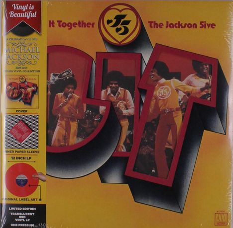 The Jacksons (aka Jackson 5): Get It Together (Limited Edition) (Translucent Red Vinyl), LP