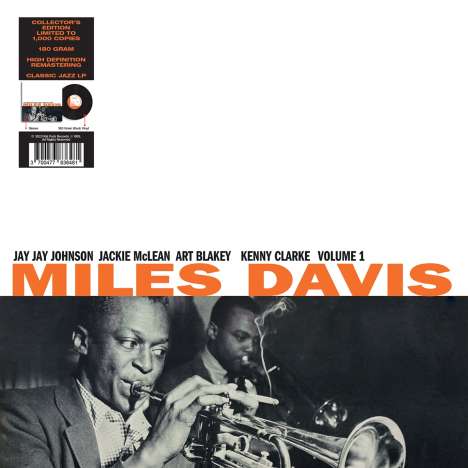 Miles Davis (1926-1991): Volume 1 (remastered) (180g) (Limited Edition), LP