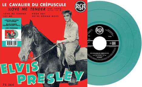 Elvis Presley (1935-1977): Le Cavalier Du Crepuscule (Limited Edition) (Turquoise Vinyl), Single 7"