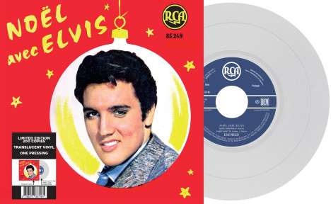 Elvis Presley (1935-1977): Noël Avec Elvis (Limited Edition) (Transparent Vinyl), Single 7"