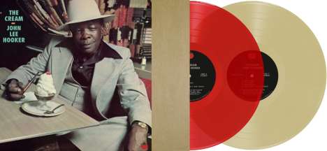 John Lee Hooker: The Cream (Collector's Edition) (Translucent Cherry Red &amp; Opaque Cream Vinyl), 2 LPs