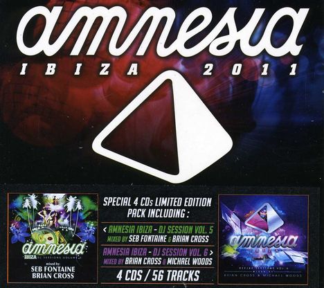 Amnesia Ibiza 2011 (Limited Edition), 3 CDs