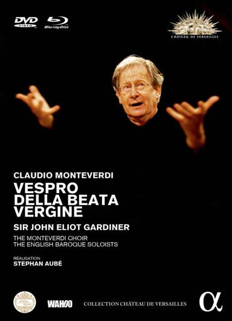 Claudio Monteverdi (1567-1643): Vespro della beata vergine, 1 Blu-ray Disc und 1 DVD