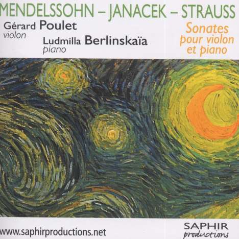Gerard Poulet &amp; L.Berlinskaia - Sonaten f.Violine &amp; Klavier, CD