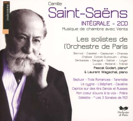Camille Saint-Saens (1835-1921): Kammermusik für Bläser &amp; Klavier, 2 CDs