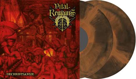 Vital Remains: Dechristianize (Limited Edition) (Orange/Black Marbled Vinyl), 2 LPs