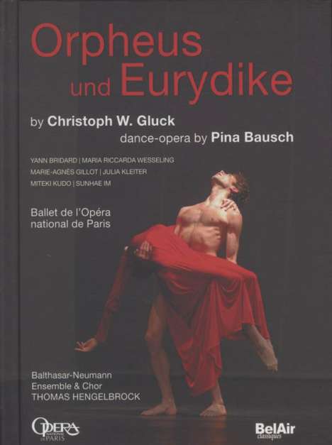 Christoph Willibald Gluck (1714-1787): Orpheus &amp; Eurydike (in dt.Spr./Tanzoper von Pina Bausch), DVD