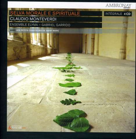 Claudio Monteverdi (1567-1643): Selva morale e spirituale (Gesamt-Aufnahme), 4 CDs
