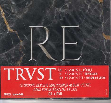 Trust (Frankreich): Re (Session I), 1 CD und 1 DVD