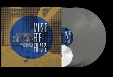 Xavier Jamaux: Filmmusik: Music For Films (Grey Vinyl), 2 LPs und 1 CD