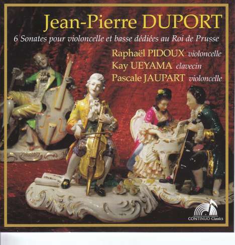 Jean-Pierre Duport (1741-1818): Sonaten für Cello &amp; Bc Nr.1-6, CD