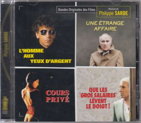 Filmmusik: L'homme Aux Yeux D'Argent / Course Prive / Une Etrange Affair / Que Les Gros Salaires Levent Le Doigt!, CD