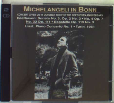 Benedetti Michelangeli in Bonn 11.10.1970, 2 CDs