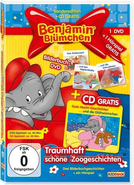 Benjamin Blümchen: Traumhaft schöne Zoogeschichten (Bilderbuch-DVD + CD), DVD