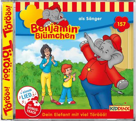 Benjamin Blümchen (157) als Sänger, CD