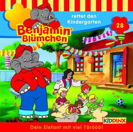 Elfie Donnelly: Benjamin Blümchen (Folge 28) ... rettet den Kindergarten, CD