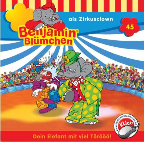 Elfie Donnelly: Benjamin Blümchen (Folge 45) ... als Zirkusclown, CD