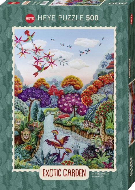 Marie Amalia Bartolini: Plant Paradise Puzzle 500 Teile, Spiele