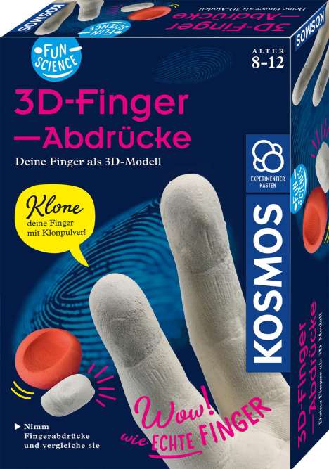 Fun Science 3D-Fingerabdrücke, Spiele