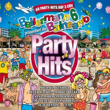 Ballermann 6 präsentiert die Balneario Party Hits 2014, 3 CDs