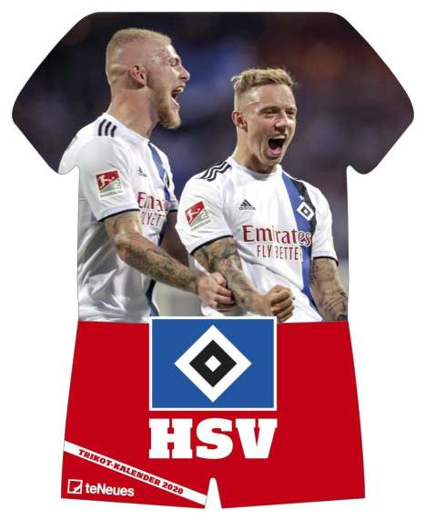HSV Hamburger SV Trikotkalender 2020, Diverse