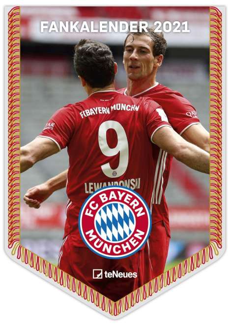 FC Bayern München Mini-Bannerkalender 2021, Kalender