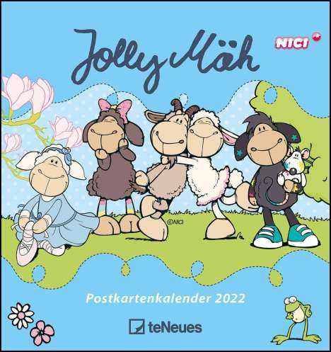 Jolly Mäh 2022 - Postkarten-Kalender, Kalender