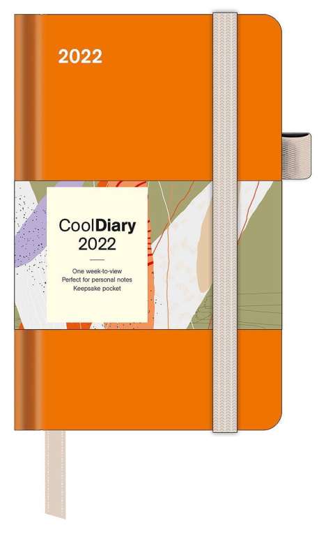 Orange 2022 - Diary - Buchkal. 9X14, Buch