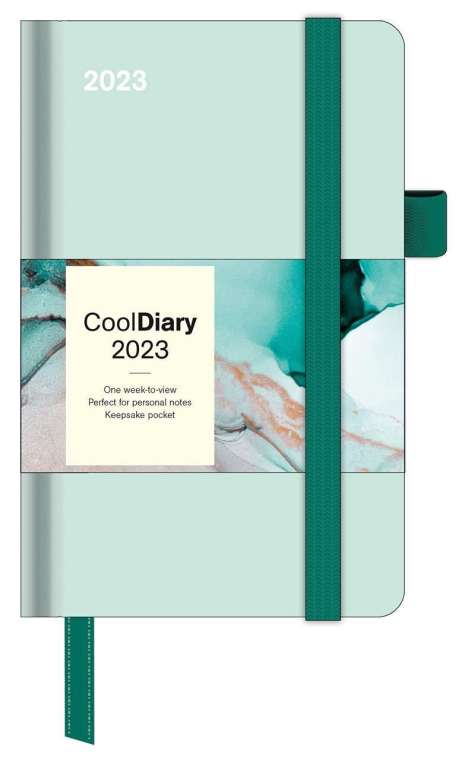*Cool Diary Pastel Mint 2023 9x14, Buch