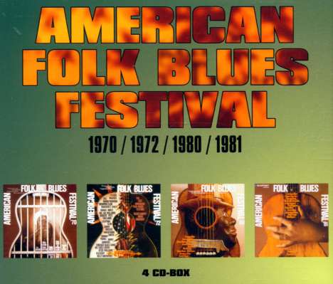 American Folk Blues Festival 1970 - 1981, 4 CDs