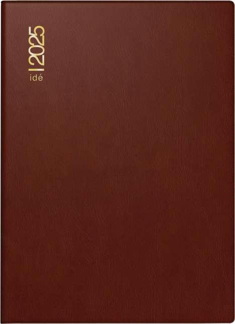 rido/idé 7013002295 Taschenkalender Modell perfect/Technik I (2025)| 2 Seiten = 1 Woche| A6| 208 Seiten| Kunststoff-Einband| bordeaux, Buch