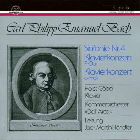 Carl Philipp Emanuel Bach (1714-1788): Klavierkonzerte Wq.31 &amp; Wq.33, CD