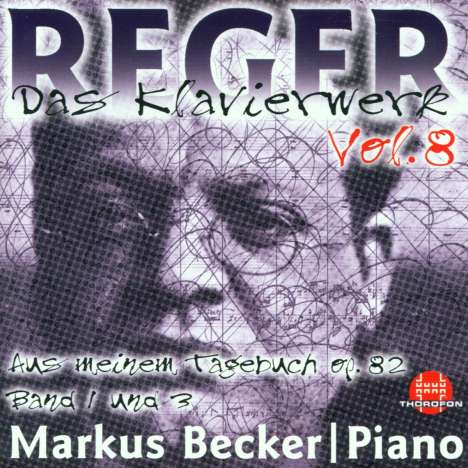 Max Reger (1873-1916): Das Klavierwerk Vol.8, CD