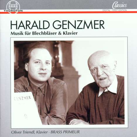 Harald Genzmer (1909-2007): Sonate für Posaune &amp; Klavier, CD