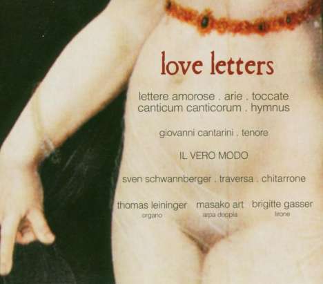 Giovanni Cantarini - Love Letters, CD