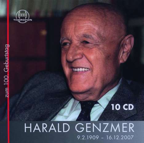 Harald Genzmer (1909-2007): Harald Genzmer Edition - 9.2.1909 bis 16.12.2007, 10 CDs